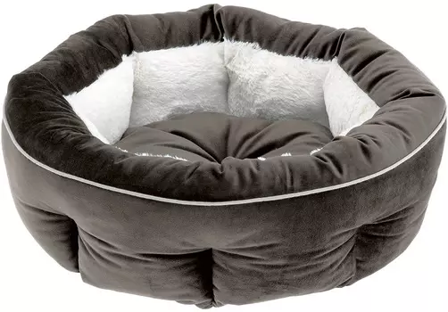 Софа для собак и кошек Ferplast Marquis 55 с мехом серая 55 х 20 см (1 шт)