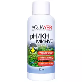 Средство для аквариумной воды Aquayer pH/KH Минус 60 мл (1 шт)