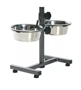 Стойка с мисками для собак металлическая Trixie (2 х 1,8 л)