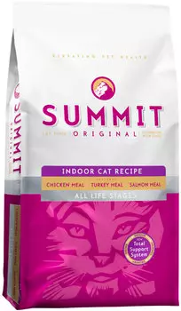 Summit Holistic для кошек и котят живущих дома с цыпленком, индейкой и лососем (1,8 кг)
