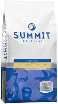 Summit Holistic для взрослых собак всех пород с ягненком, цыпленком и лососем (12,7 кг)