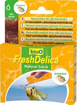 Tetra Freshdelica Daphnia корм для рыб дафния в желе (48 гр)