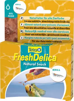 Tetra Freshdelica Krill корм для рыб креветка в желе (48 гр)