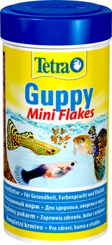 Tetra Guppy Mini Flakes корм хлопья для всех видов гуппи и других живородящих рыб (250 мл)