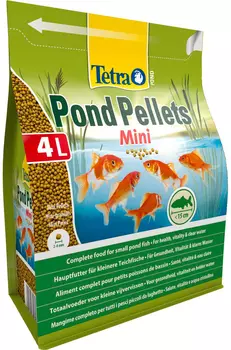 Tetra Pond Pellets Mini корм пеллеты для мелких прудовых рыб (4 л)
