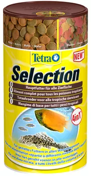 Tetra Selection корм для тропических рыб 4 в 1 (250 мл )