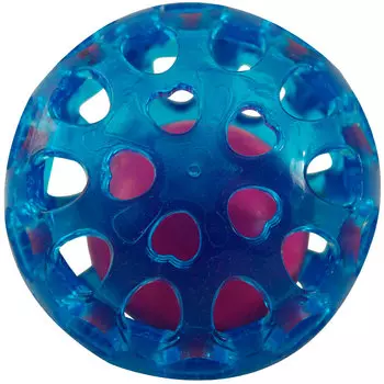 Triol игрушка для собак «Сфера с шариком» из термопластичной резины, 6,5 см (1 шт)