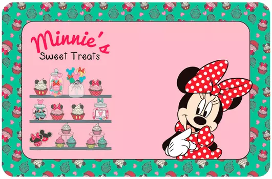 Triol коврик под миску «minnie &amp; Treats» (43 х 28 см)