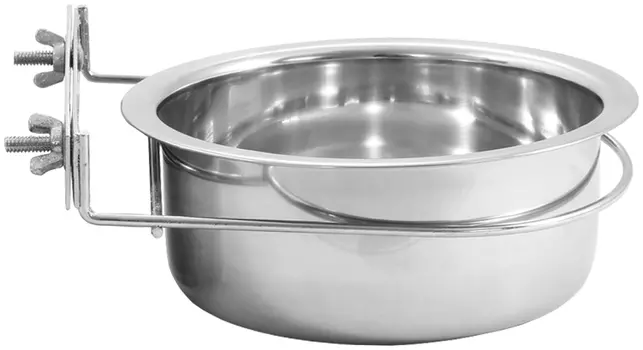 Triol миска для грызунов с держателем, металл (0,8 л)