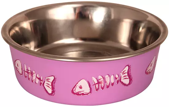 Triol миска из нержавеющей стали для кошек «Рыбка» (0,25 л)