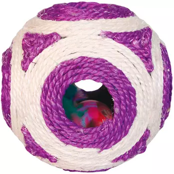 Triol Nt309 игрушка для кошек из сизаля «Шар с отверстиями» (1 шт)