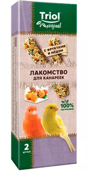 Triol Original лакомство для канареек с фруктами и медом (2 шт)