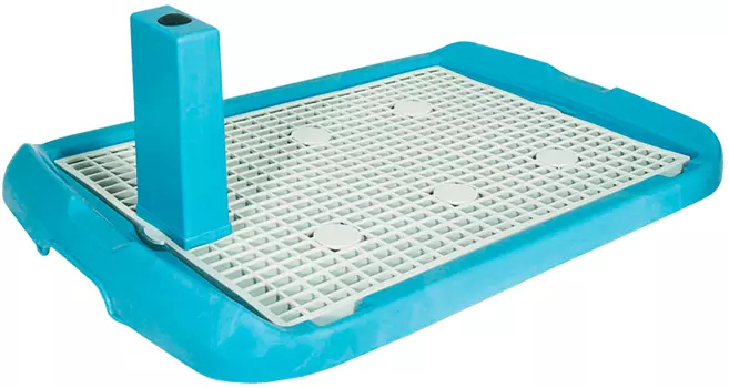 Triol туалет для собак со столбиком и решеткой (70 х 47 см)