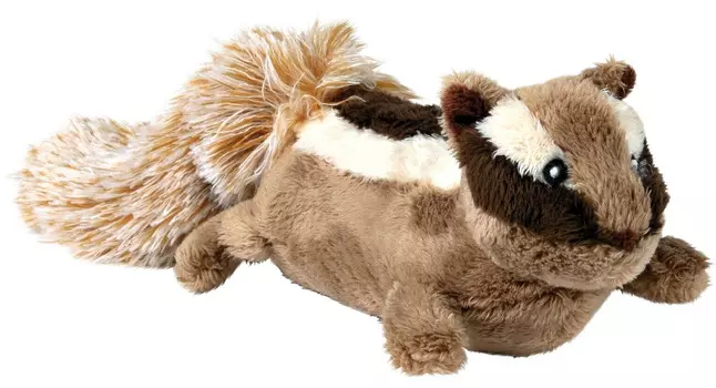 Trixie игрушка для собак «Бурундук», плюш, с пищалкой (28 см)