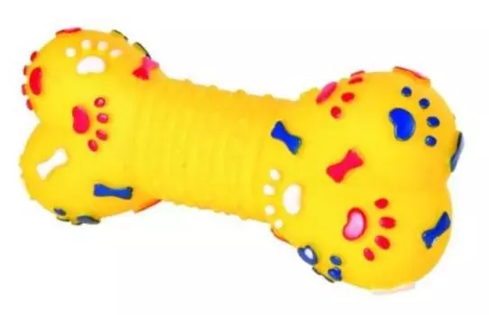 Trixie игрушка для собак «Кость», с пищалкой (15 см)