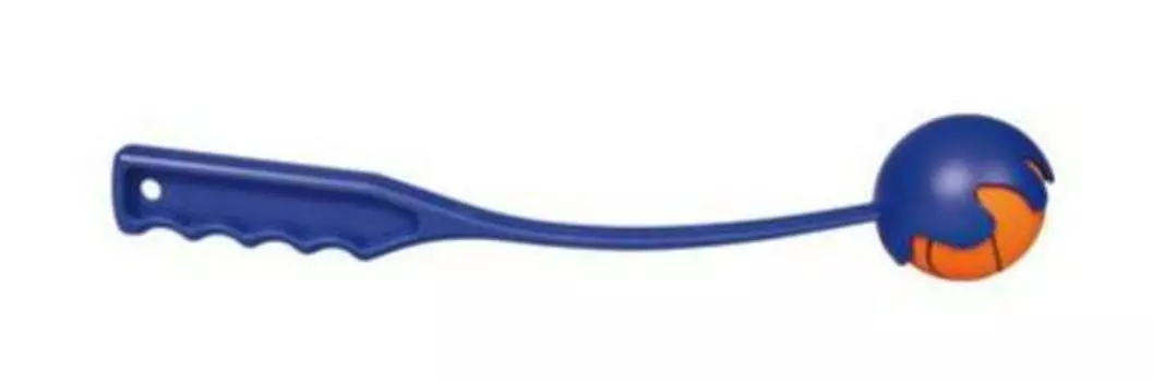 Trixie игрушка для собак "Катапульта с мячом", резина (6 см/70 см)