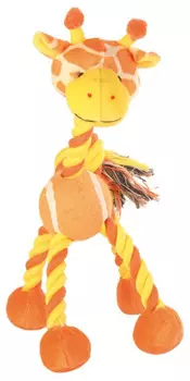 Trixie игрушка для собак с веревками, плюш (28 см)