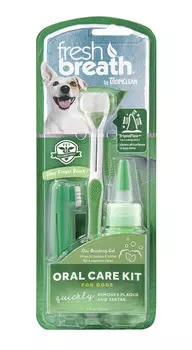 Tropiclean Fresh Breath Oral Care Kit набор для собак для ухода за зубами Свежее дыхание (100 гр)