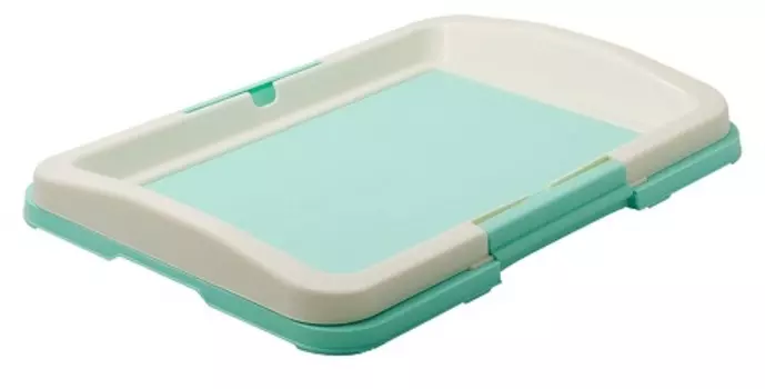 Туалет для собак японский стиль малый зеленый 48 х 35 х 6 см V.I.Pet (1 шт)