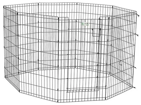 Вольер с дверью MAXLock Midwest Life Stages 8 панелей черный 61 х 107 см (1 шт)