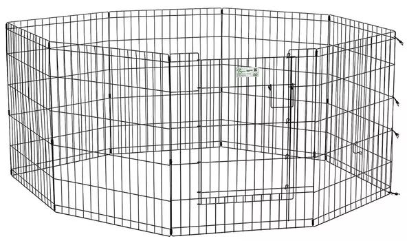 Вольер с дверью MAXLock Midwest Life Stages 8 панелей черный 61 х 76 см (1 шт)