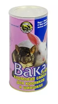 вака люкс корм для кроликов и шиншилл (800 гр)
