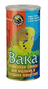 вака люкс корм для мелких и средних попугаев (1 кг)