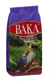 вака просо для птиц (500 гр)