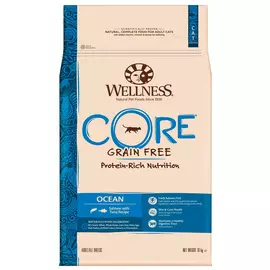 Wellness Core Ocean Cat Adult беззерновой для взрослых кошек с лососем и тунцом (4 кг)