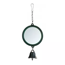 Зеркало для птиц Trixie с колокольчиком (8 см)