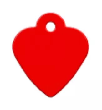 Жетон Сердце малое красное (1 шт)