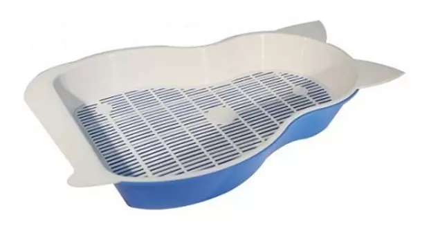 Zooexpress лоток для кошек с сеткой кошка (малый)