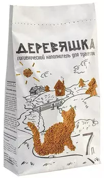 зверьё моё деревяшка наполнитель древесный гранулированный (7 л)