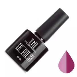 006 цветной гель-лак "tnl" №006 - сливовый (10 мл.) с кисточкой