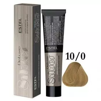 Estel De Luxe Silver крем-краска для седых волос, 10/0 светлый блондин, 60 мл