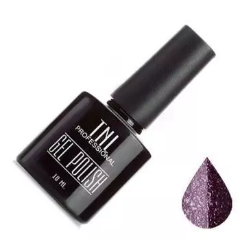 TNL, Гель-лак, №151, темно-алый с блестками, 10 мл