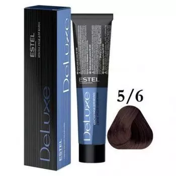Estel Professional De Luxe краска-уход для волос, 5/6 светлый шатен фиолетовый, 60 мл