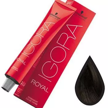 Schwarzkopf Igora Royal стойкая крем-краска для волос 6-12 Темный русый сандрэ пепельный 60 мл