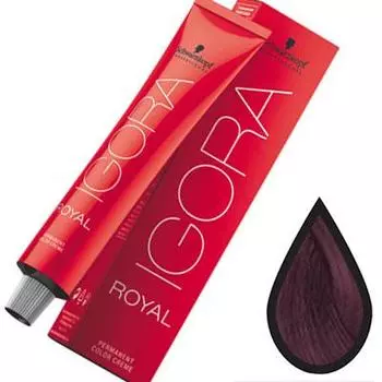 Schwarzkopf Igora Royal стойкая крем-краска для волос 6-99 Темный русый фиолетовый экстра 60 мл