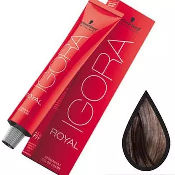 Schwarzkopf Igora Royal стойкая крем-краска для волос 7-00 Средне-русый экстра 60 мл