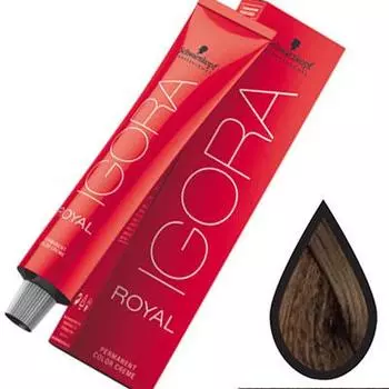 Schwarzkopf Igora Royal стойкая крем-краска для волос 7-65 Средний русый шоколадный золотистый 60 мл