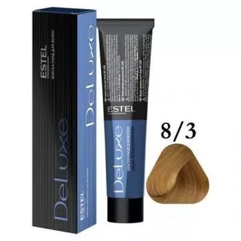 Estl De Luxe краска-уход для волос, 8/3 светло-русый золотистый, 60 мл