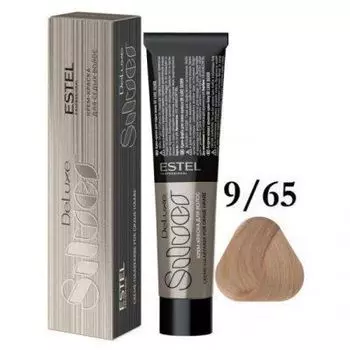 Estel De Luxe Silver крем-краска для седых волос, 9-65 Блондин фиолетово-красный, 60 мл