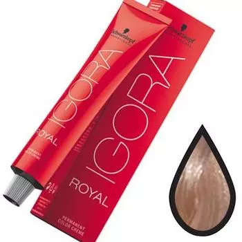 Schwarzkopf Igora Royal стойкая крем-краска для волос 9,5-49 Светлый блондин пастельно перламутровый