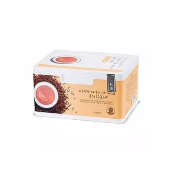 A'Pieu Black Tea Hydrating Daily Sheet Mask, Маска тканевая для лица с черным чаем 350мл