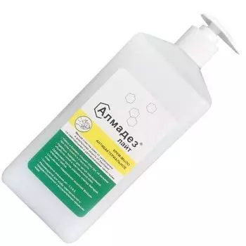 Алмадез, Лайт, Антибактериальное крем-мыло, с дозатором-насос 1000 мл