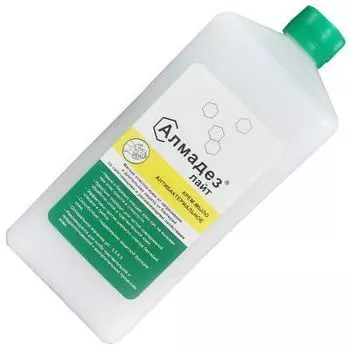 Алмадез, Лайт, Антибактериальное крем-мыло, с крышкой, 1000 мл