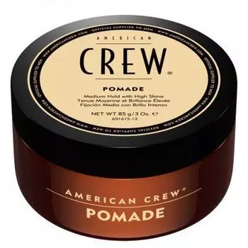 AMERICAN CREW Помада со средней фиксацией и высоким уровнем блеска для укладки Pomade 85 г.
