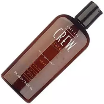 AMERICAN CREW Шампунь, кондиционер и гель для душа 3 в 1 250мл.