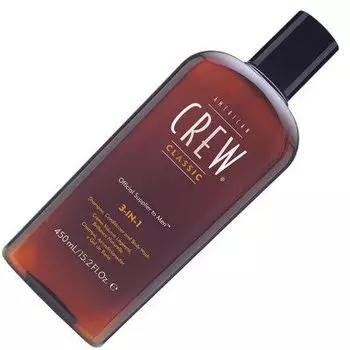 AMERICAN CREW Шампунь, кондиционер и гель для душа 3 в 1 450мл.